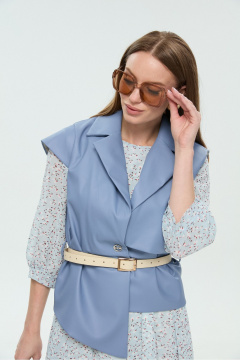 Жилет NikVa 1019-5 небесный - фото 2