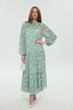 Платье NikVa 1025-2 мята - фото 1