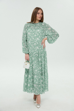 Платье NikVa 1025-2 мята - фото 2