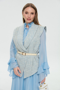 Жилет NikVa 1027-4 небесный - фото 2