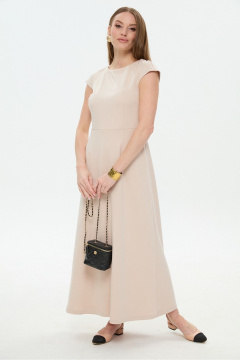 Джемпер, платье NikVa 1035-3 небесный и капучино - фото 4