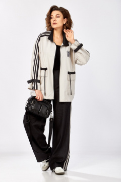 Брюки, куртка Lady Secret 25228 платиновый-черный - фото 3