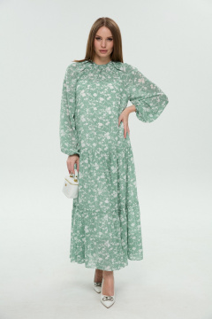 Жилет, платье NikVa 1043-1 мята и крем-брюле - фото 5