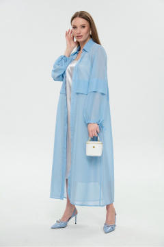 Платье NikVa 943-6 голубой и серебро - фото 4