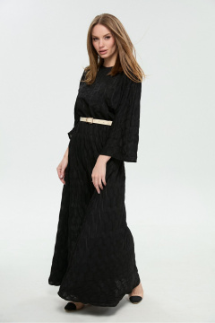 Платье NikVa 963-2 чёрный - фото 4