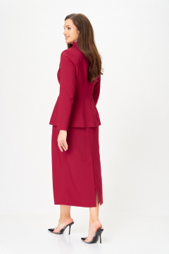 Жакет, юбка LeNata 20549 бордо - фото 3