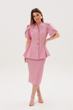 Жакет, юбка Ambera Style 2157-2 пудра - фото 1