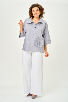 Блуза Michel chic 786/1 ниагара - фото 2