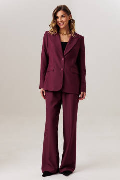 Брюки, жакет Ларс Стиль 1197/2 марсала - фото 1