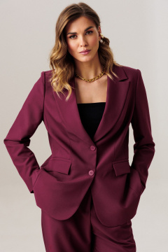 Брюки, жакет Ларс Стиль 1197/2 марсала - фото 3