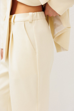 Брюки, жакет Ларс Стиль 1197/1 сливочный - фото 4