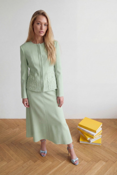 Жакет, юбка Lokka 1852С фисташковый - фото 1