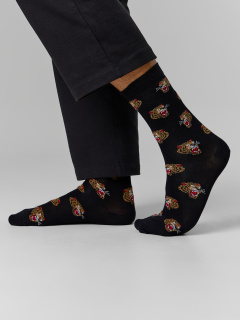 Носки Mark Formelle 017K-3491/25017K черный_рис.3491 - фото 2