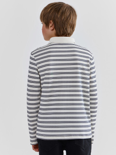 Майка Mark Formelle 123493/25-39384П-0 серая_полоска_на_св.молочном - фото 2