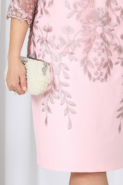 Платье Ninele 6053 пудровый - фото 5