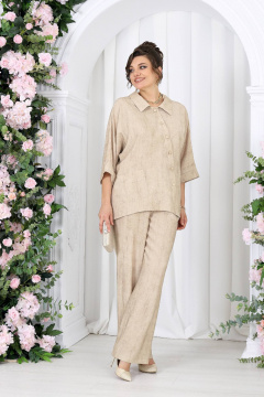 Блуза, брюки Ninele 7497 бежевый - фото 5