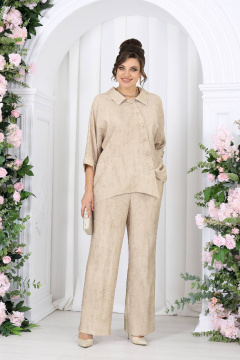 Блуза, брюки Ninele 7497 бежевый - фото 4