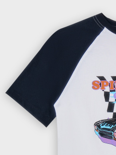 Брюки, футболка Mark Formelle 563340/25-39128ПП-0 белый_гоночная_клетка_3_сл_на_пол - фото 2