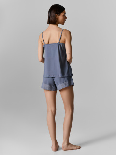 Топ, шорты Mark Formelle 592400/25-40210ПП-16 цветы_на_сизом - фото 2