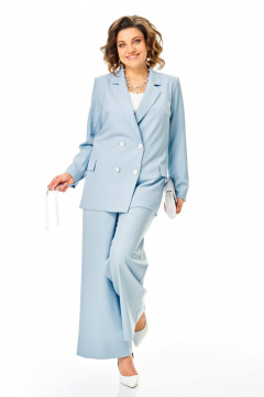 Брюки, жакет Anastasia 1337 холодный_голубой - фото 1