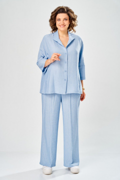 Брюки, рубашка Диомант 2162 голубой - фото 1