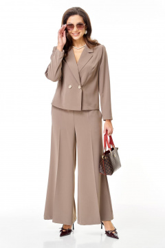 Блуза, брюки Taita plus 2610 капучинно - фото 3