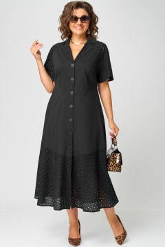 Платье EVA GRANT 7216 черный - фото 1