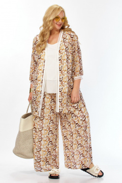 Блуза, брюки, кардиган Belinga 2335 песок - фото 2