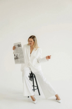 Брюки Dolce Forma BRK-BE-03_белый - фото 2