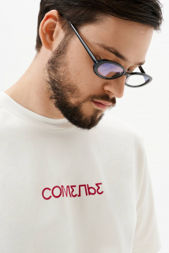 Футболка 10DENCY 92004 молочный/винный - фото 4