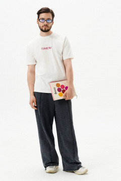 Футболка 10DENCY 92004 молочный/винный - фото 1