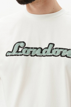 Футболка 10DENCY 92010 молочный/зеленый - фото 5