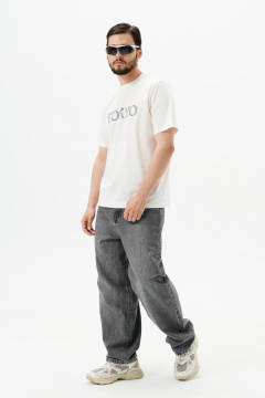 Футболка 10DENCY 92012 молочный/серый - фото 2