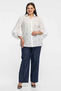 Блуза Avila 1014 белый - фото 1