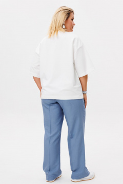 Брюки, футболка OVERYOU М197/2 молочно-голубой - фото 3