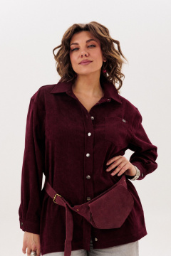 Рубашка Anelli 1819 вишня - фото 3