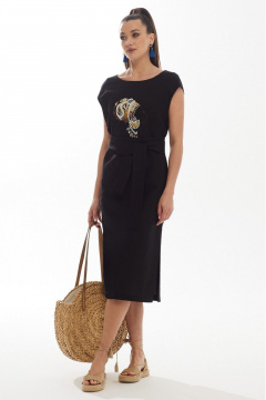 Платье Galean Style 802.2 черный - фото 4