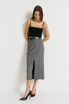 Юбка Luitui R2068 серый - фото 5