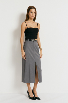 Юбка Luitui R2068 серый - фото 3