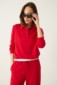 Брюки Luitui R2087 красный - фото 3