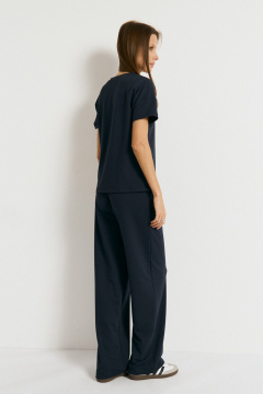 Брюки Luitui R2087 темно-синий - фото 4
