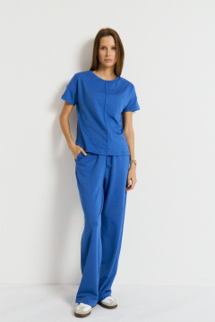 Брюки Luitui R2087 ярко-синий - фото 2