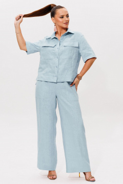 Брюки, жакет Galean Style 982.1 голубой - фото 5
