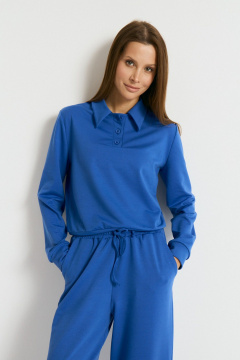 Джемпер Luitui R5073 ярко-синий - фото 2