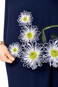 Блуза, брюки Grace for you 285 темно-синий - фото 4