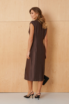 Платье Панда 124880 коричневый - фото 5