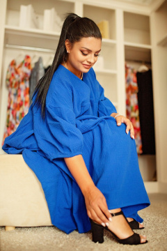 Платье Dolce Forma ZEFIRKA синий - фото 5