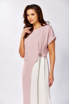 Платье KaVaRi 1134.2 пудровый - фото 4