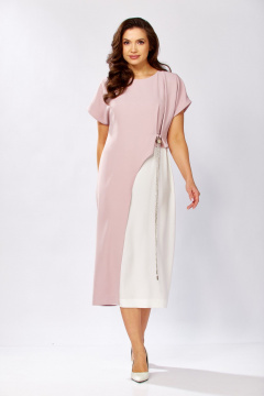 Платье KaVaRi 1134.2 пудровый - фото 3