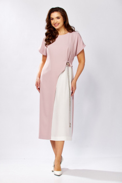Платье KaVaRi 1134.2 пудровый - фото 2